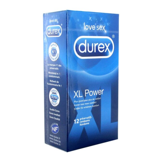 Durex – XL Power prezervatyvai 12 vnt