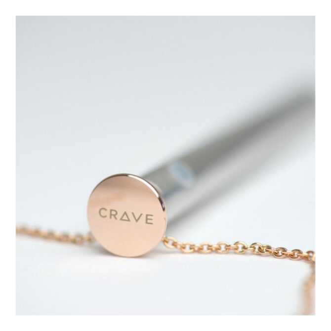Vibratorius vėrinys Crave rožinio aukso spalvos