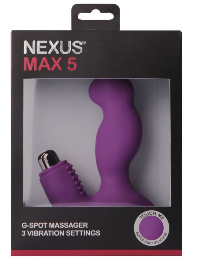 Didelis analinis kištukas vyrams Nexus Max violetinės spalvos internetu
