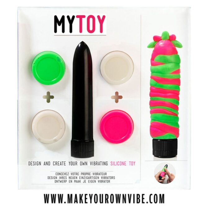 Vibratoriaus rinkinys MyToy žalios ir rožinės spalvos