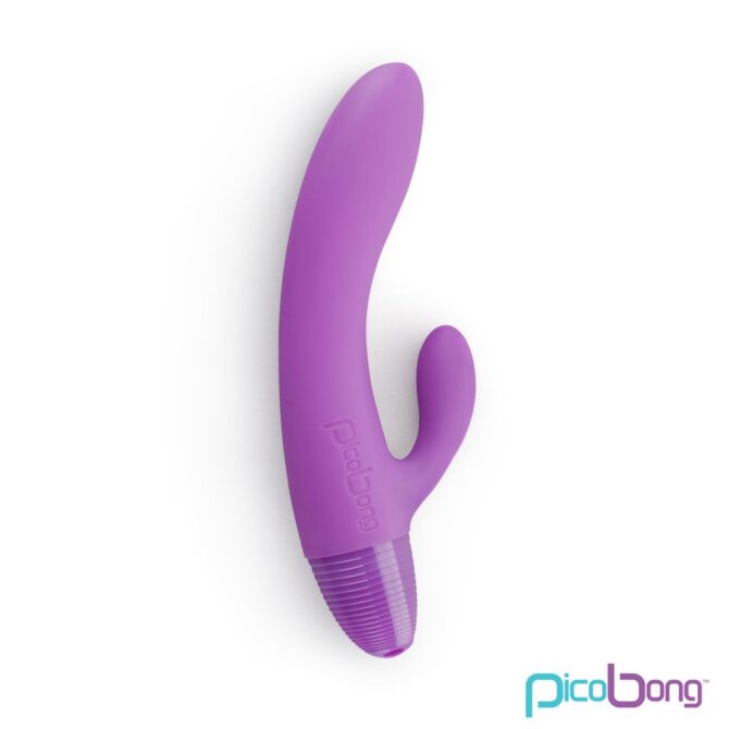 Vibratorius su kotu PicoBong violetinės spalvos internetu
