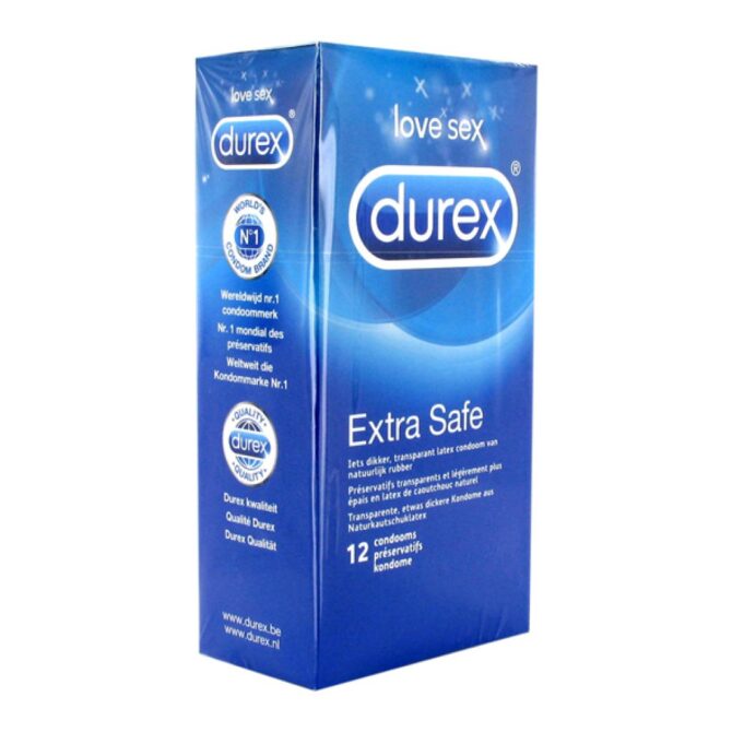 Durex – Extra Safe prezervatyvai 12 vnt