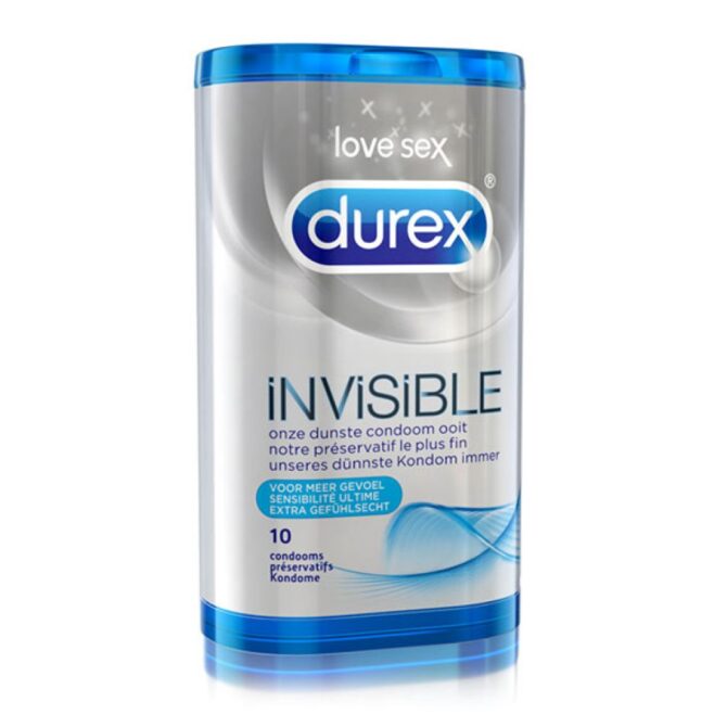 Durex – Invisible prezervatyvai 10 vnt