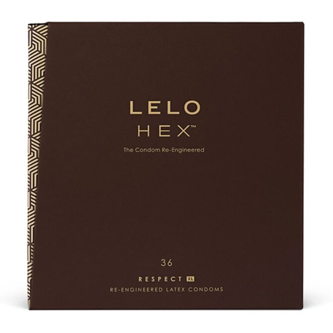 Lelo – HEX prezervatyvai Respect XL 36 vnt