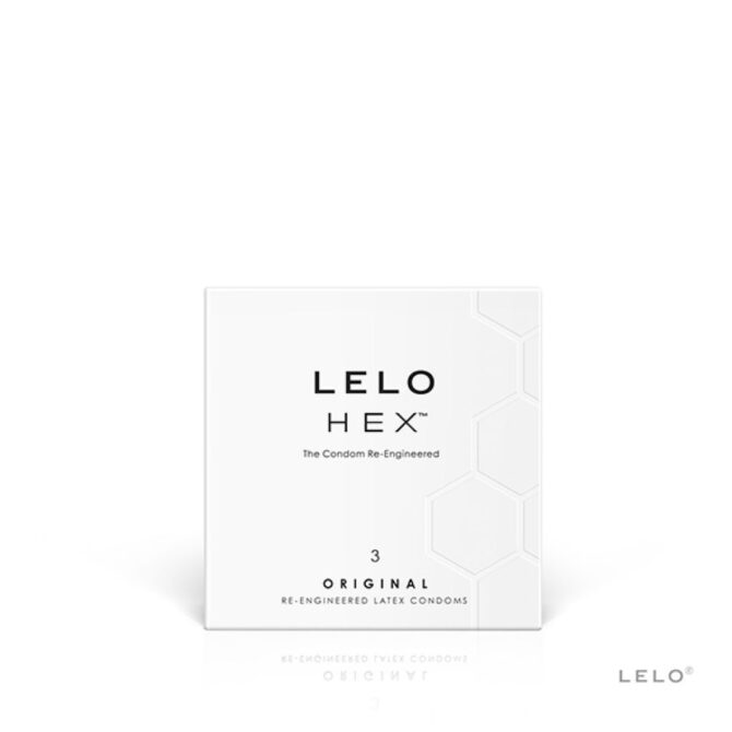 Lelo – HEX Original Prezervatyvai 3 pakuotės