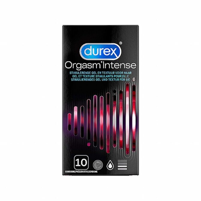 Durex – Orgasm Intense stimuliuojantys prezervatyvai 10 vnt.