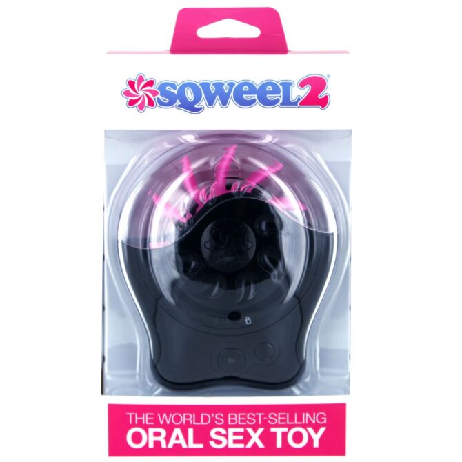 Oralinio sekso žaisliukas Sqweel 2 juodos spalvos