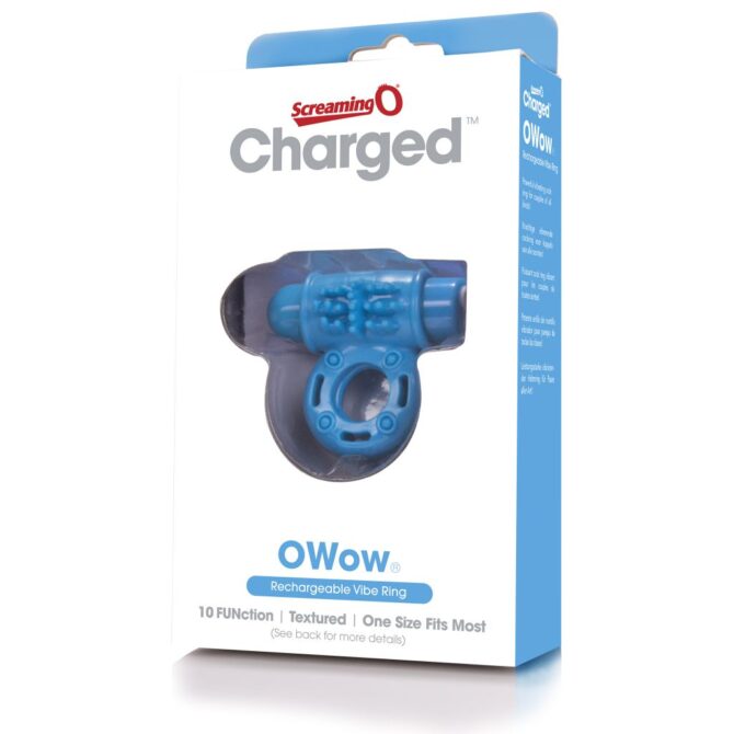 The Screaming O – Charged OWow Vibe Ring Blue