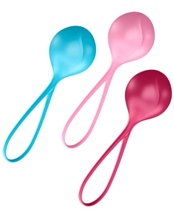 Trijų dalių treniruočių rinkinys dubens dugno raumenims