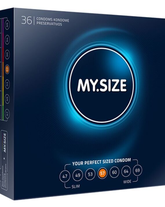 Prezervatyvai pagal dydį My Size - 57 dydis - 36 vnt