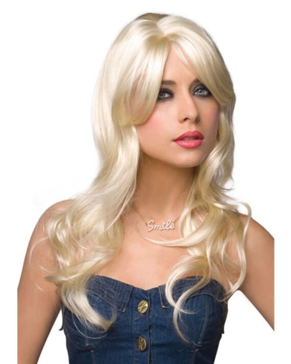 Perukas Jessie Wig šviesiai geltona spalva