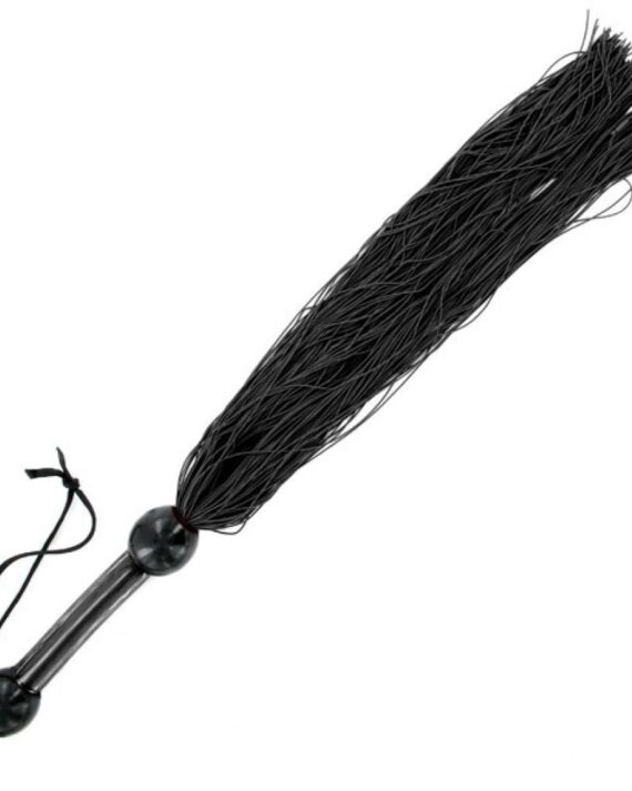 Didelis odinis botagas Sportsheets juodos spalvos