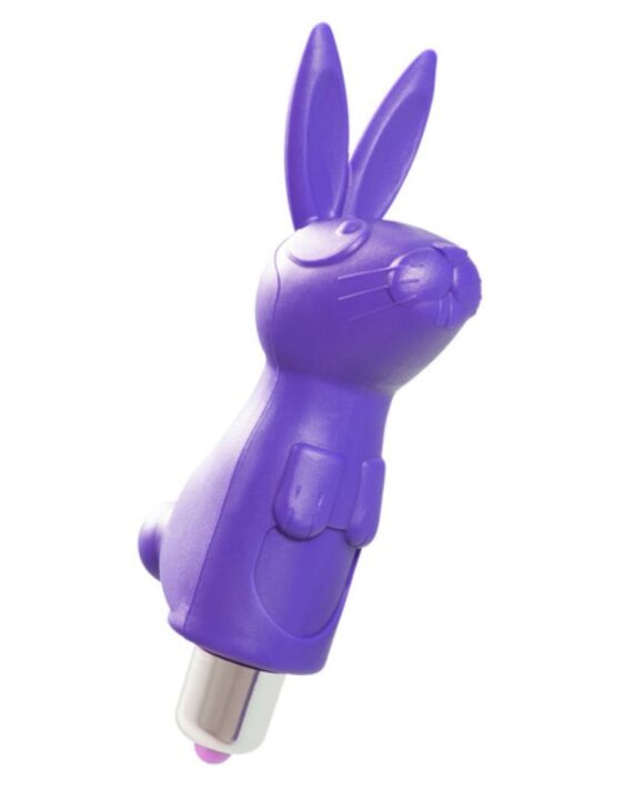 Vibratorius zuikutis Rocks-Off 80mm violetinės spalvos