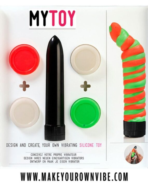 Vibratoriaus rinkinys MyToy oranžinės ir žalios spalvos