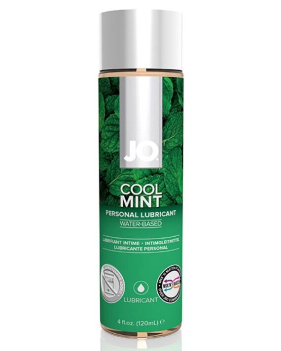 Vandens pagrindo lubrikantas System JO 120 ml mėtų skonio