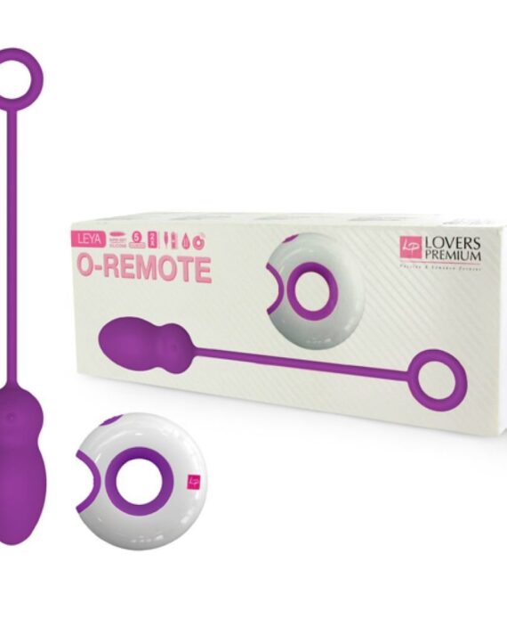 Vibruojantis silikoninis kiaušinis su nuotolinio valdymo pulteliu LoversPremium