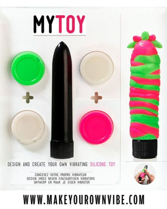 Vibratoriaus rinkinys MyToy žalios ir rožinės spalvos