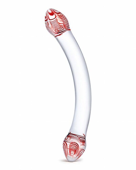 Dildo su raudona galvute Glas