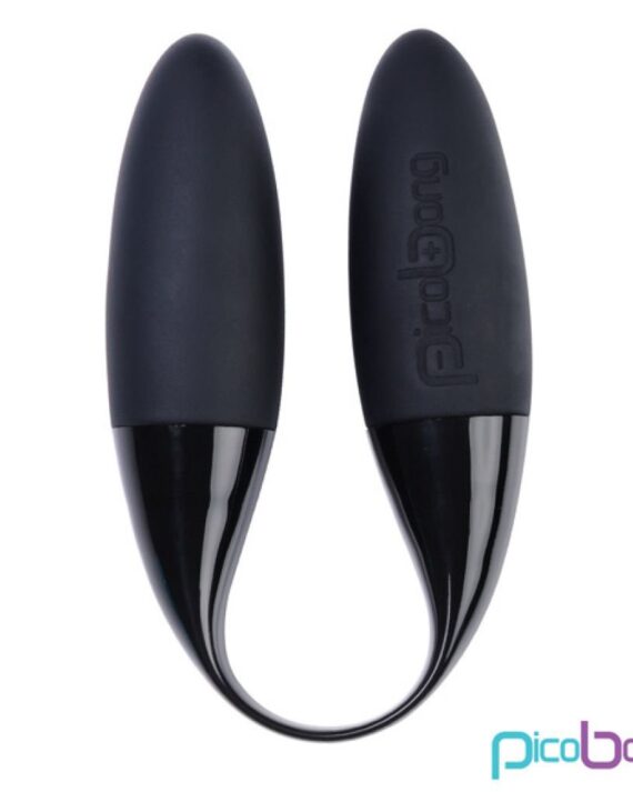 Dvigubas vibratorius juodos spalvos