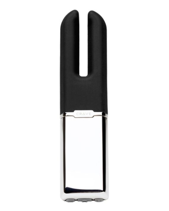 Vibratorius Crave tamsiai juodos spalvos