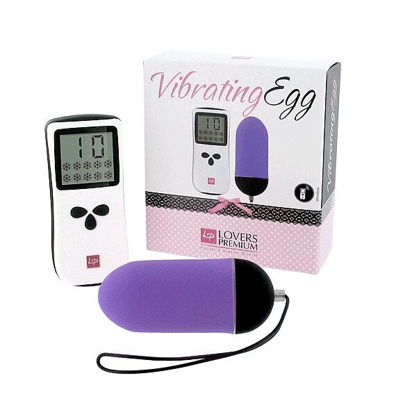 Vibruojantis kiaušinis LoversPremium violetinės spalvos