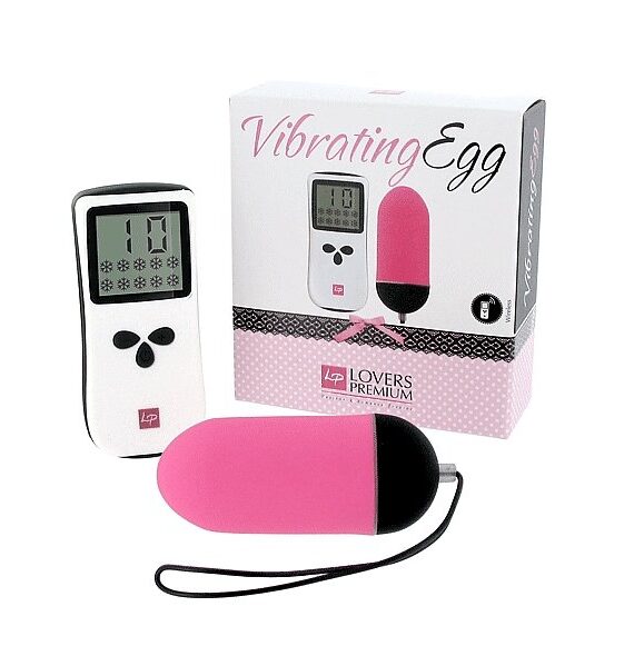 Vibruojantis kiaušinis LoversPremium rožinės spalvos