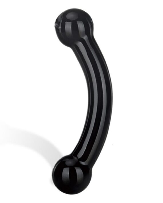 Juodos spalvos dildo Glas