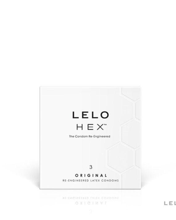 Lelo - HEX Original Prezervatyvai 3 pakuotės