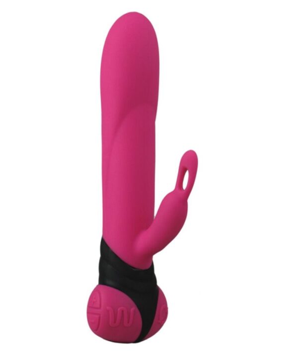 Vibratorius su klito stimuliatoriumi ir pakrovėju Adrien Lastic