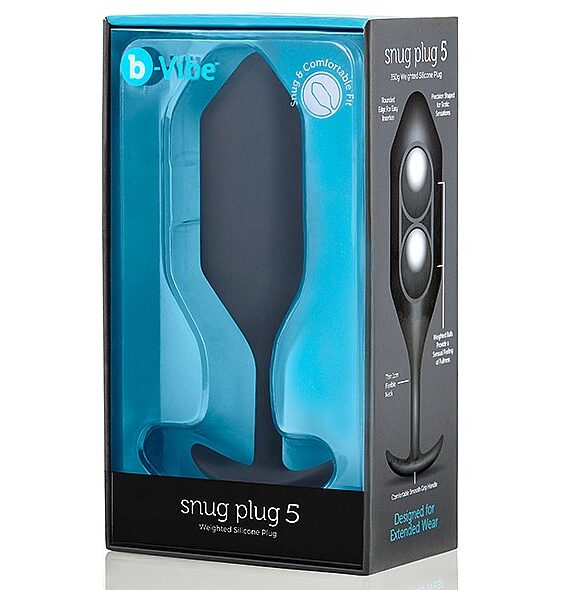 B-Vibe - Snug Analinis kaištis Juodas