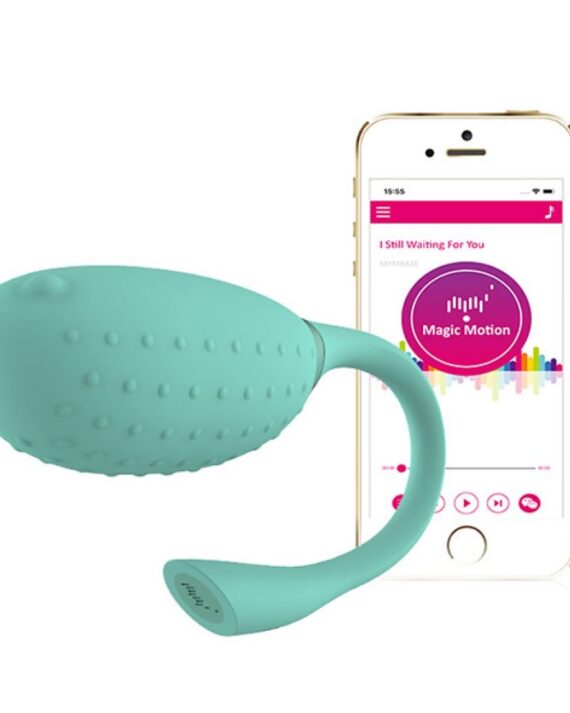 Patogus kišeninis vibratorius klitoriui ir makšties stimuliavimui žalias