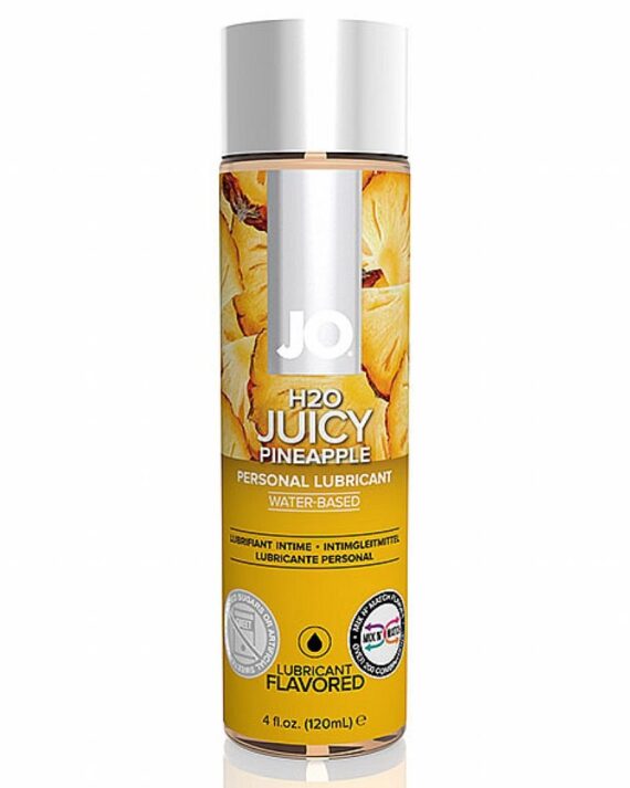 Vandens pagrindo lubrikantas System JO  120 ml ananasų skonio
