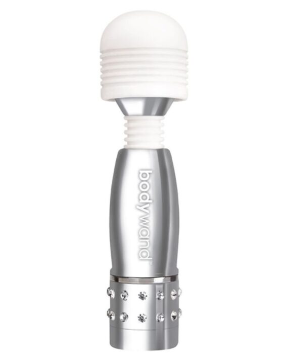 Mažas masažuoklis Bodywand sidabrinės spalvos