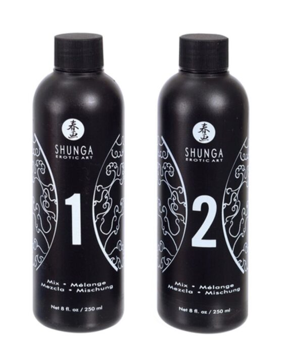 Masažo aliejus Shunga egzotinių vaisių kvapo