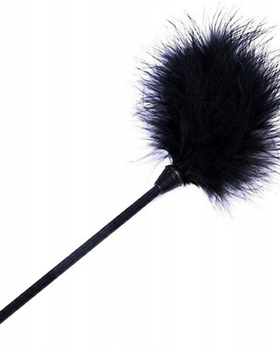 Plunksna BDSM žaidimams juoda